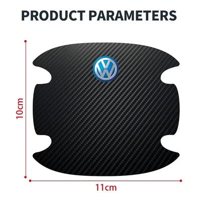 Per VW Volkswagen Jetta MK5 Golf 4 Pezzi Ciotola Porta Auto Adesivo Antigraffio Adesivo Protezione Maniglia Per Volkswagen VW Touran Beet