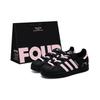 Originals Superstar 2 Abrasion Resistant Low Top Skateboard Shoes Women's Black Pink JI0079(Team1371-SBOX)