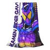 kamen rider anime Throw Blanket for Couch Soft Fuzzy Plush Blanket 50x60 Inches Multi-size Bedspreads for All Seasons