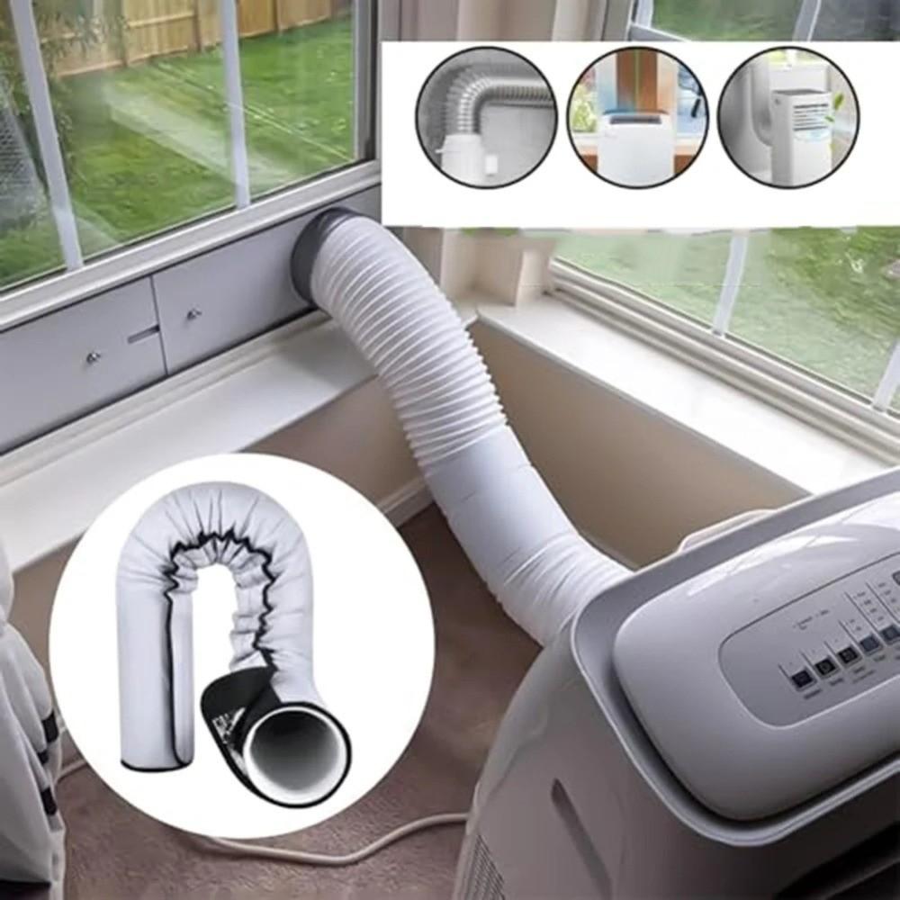 Elastic Buckle Air Conditioner Hose Cover Portable Duct Vent Cover Portable Air Conditioner