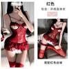 Sexy Underwear Transparent Slim-fitting Small Breasts Gather Court Vest Sexy Lace Hollow Open Onesie
