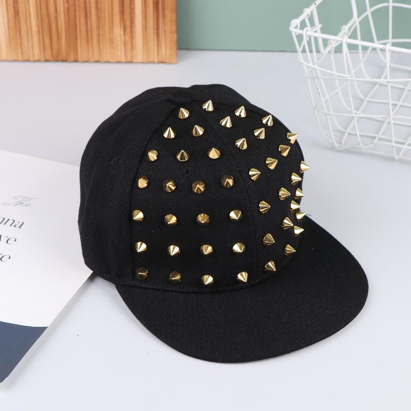 Herren- und Damen Niet Flachhut Punk Rock Hip Hop Nieten Baseballkappen Y2K Outdoor Personalisierter Hut