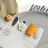 Girl Hair Pin Realistic Breakfast Chuck Design Side Bang Hair Clip Stable Grip No Damage Small Hairpin Daily Travel Hair Accessories