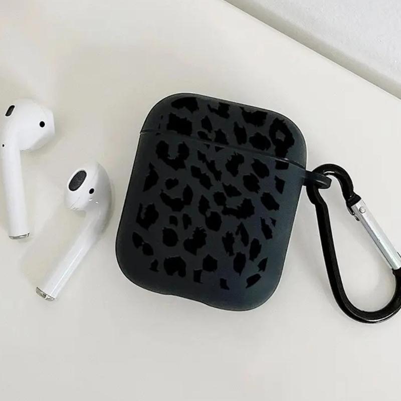 Fashionable TPU Case With NonSlip Textures For 1/2/3/4 Generation Earbuds In Sleekly Leopard Pattern Cover Pouches