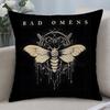 Band Bad Omens Cushion Cover Cushion Covers Natural Linen Breathable Sofa Bedroom Decor Pillowcase