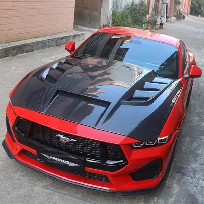Ford Mustang Dark Horse S650 Carbon Fiber Hood Body Kit - 2nd Gen Style