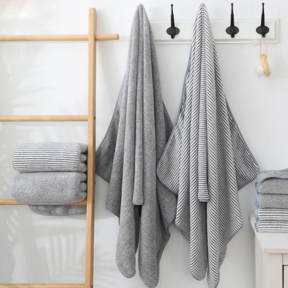 Thickened Bath Towel Absorbent Beach Towel Multipurpose Sports Shower Towel Swim