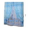 Blommig Tyll Voile Dörr Fönster Gardin Drapering Panel Skir Scarf Valanser Avdelare