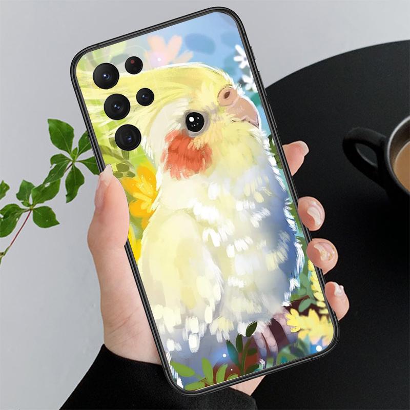 

Phone Case For Samsung A55 A16 A56 A36 A35 A15 A53 A54 A33 A34 A25 A05S A52 A52S A14 A26 A71 Cockatiel bird A56