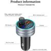 Car FM transmitter auxiliary modulator Bluetooth connection speaker car kit mp3 player adapter with 5V / 2A fast charging