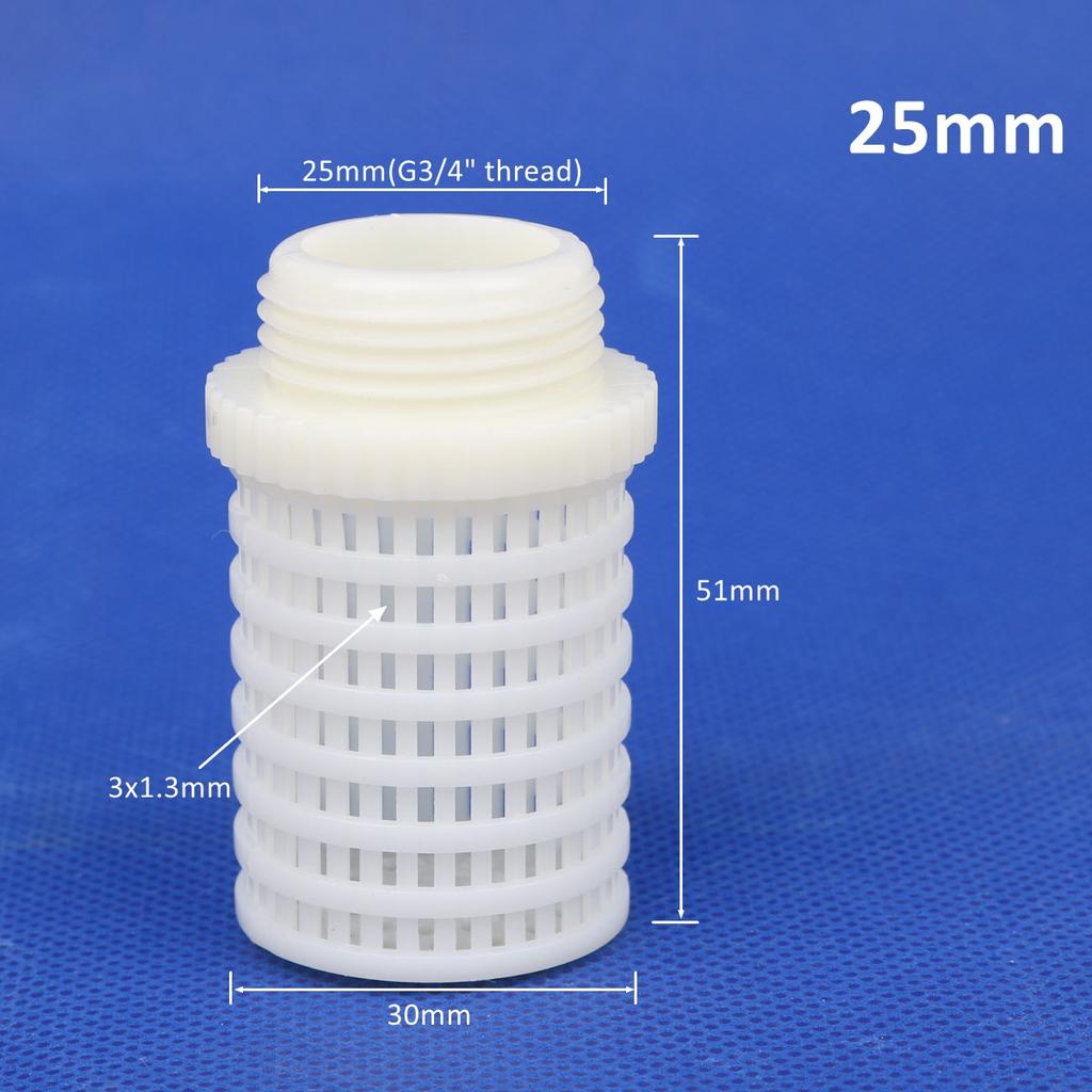 20~75mm ABS Plastic Filter Garden Irrigation Water Pipe Aquarium Water Tank Filter Water Pump Filter Fittings