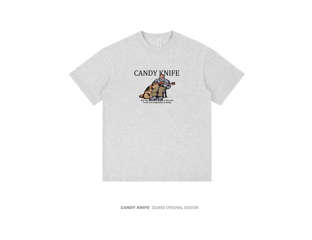 2024 Retro INS Style Unisex Cartoon Print T-Shirt