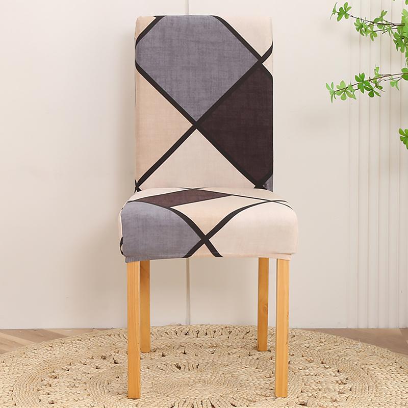 

Чехол для стула для столовой, устойчивый к загрязнениям, чехол для сиденья стула для гостиной, свадьбы, кухни, отеля, церемонии, банкета, офиса, съемный Universal