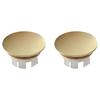 2Pcs Sink Overflow Rings Wash Basin Double Layer Round Overflow Plug Bathroom Sink Accessories Easy To Install