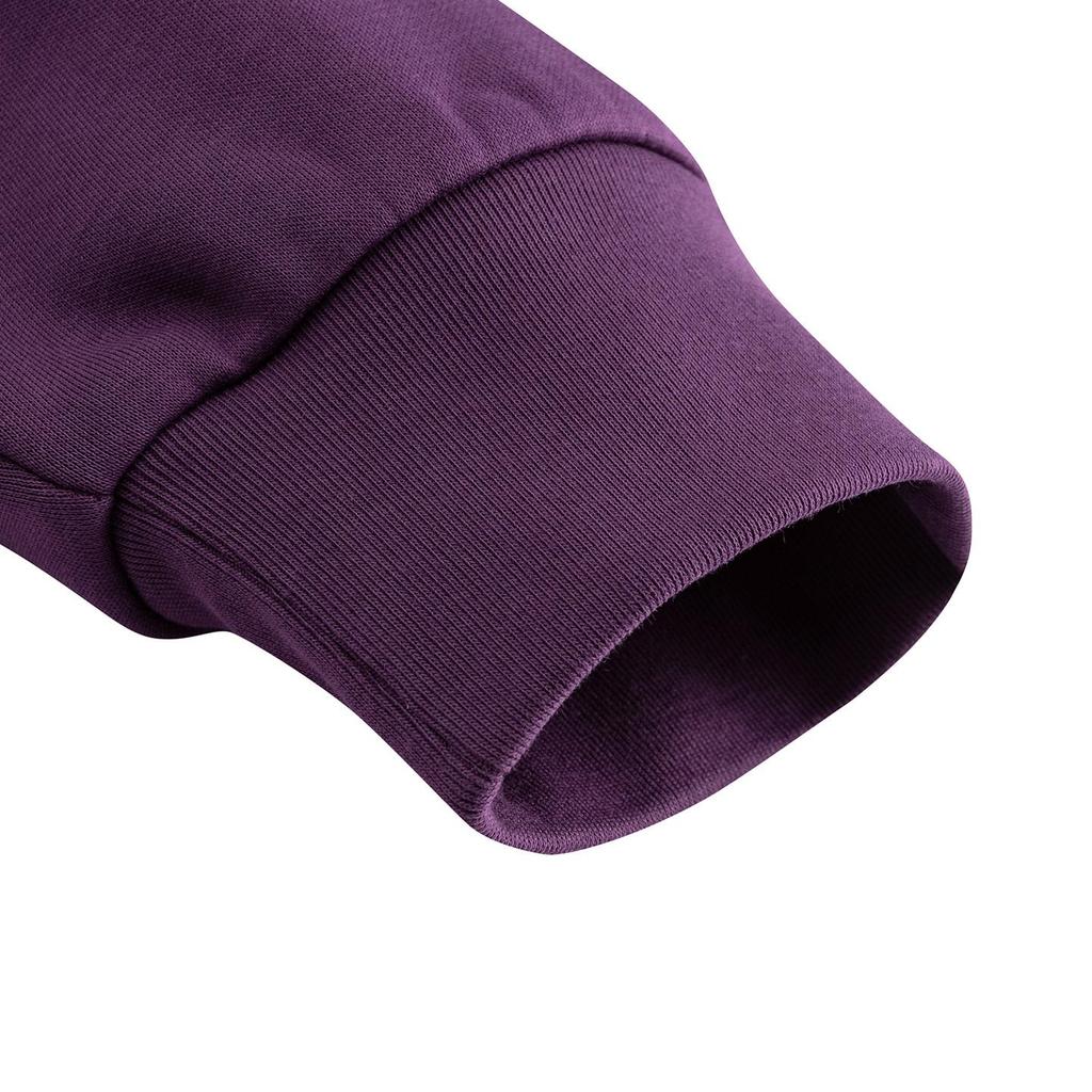 Anta Kyrie Irving Series Purple Unisex Oversized Hoodie with Gradient Logo Print 972541714-2