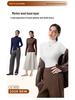 Women's High Neck Wool Long Sleeve Base Layer Top for Fall/Winter