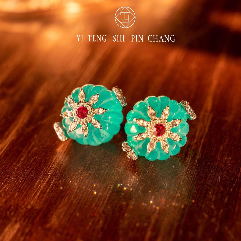 Vintage Voll Inlay Weiß K Explosion Ohrstecker Ring Halskette Set