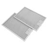 Replacement Set of 2 Aluminum Mesh Grease Filters for Range Hood Metal Multi Layer Filters for Kitchen Ventilation 350x240x9mm