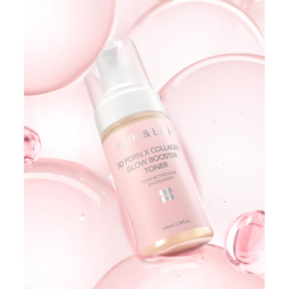 SkiN N Lab 3d pdrN X collageN Glow Booster toNer 100ml FREE