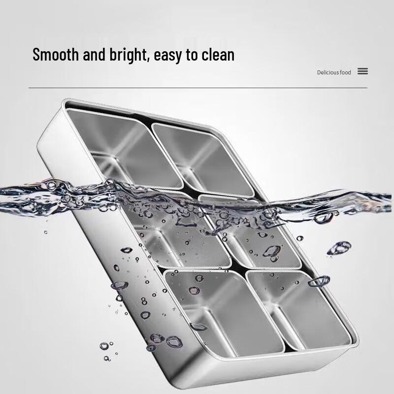 Commercial Stainless Steel Square Seasoning Box