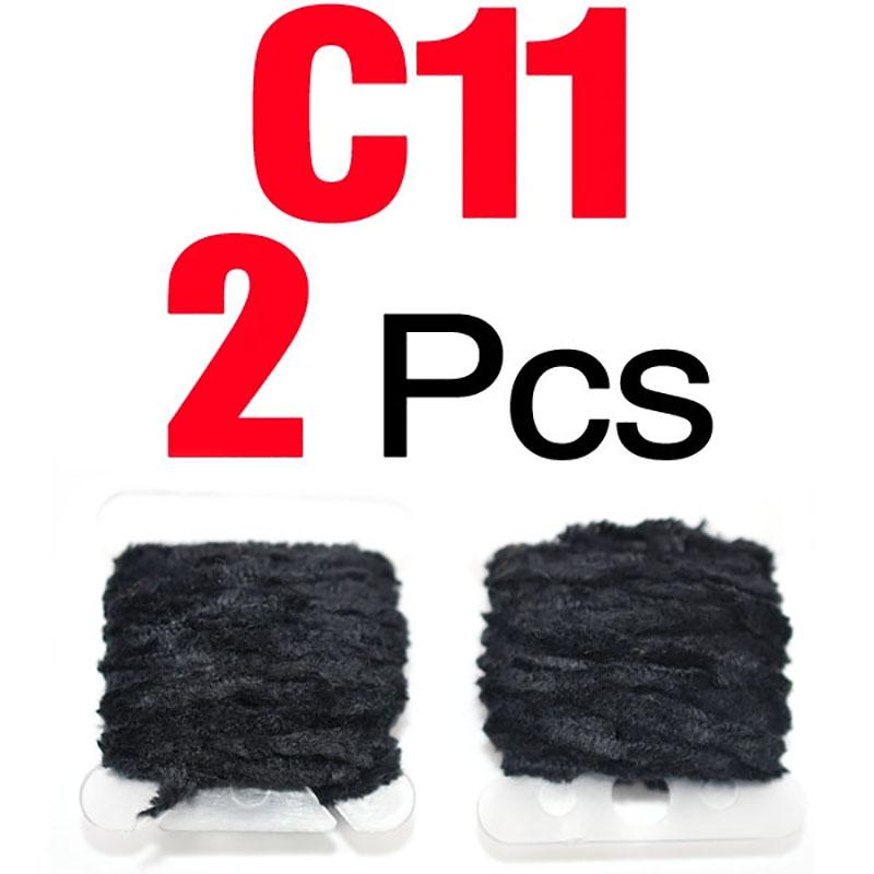 MNFT 2 Cards Woolly Bugger Tinsel Chenille - Hareline Fly Tying Material