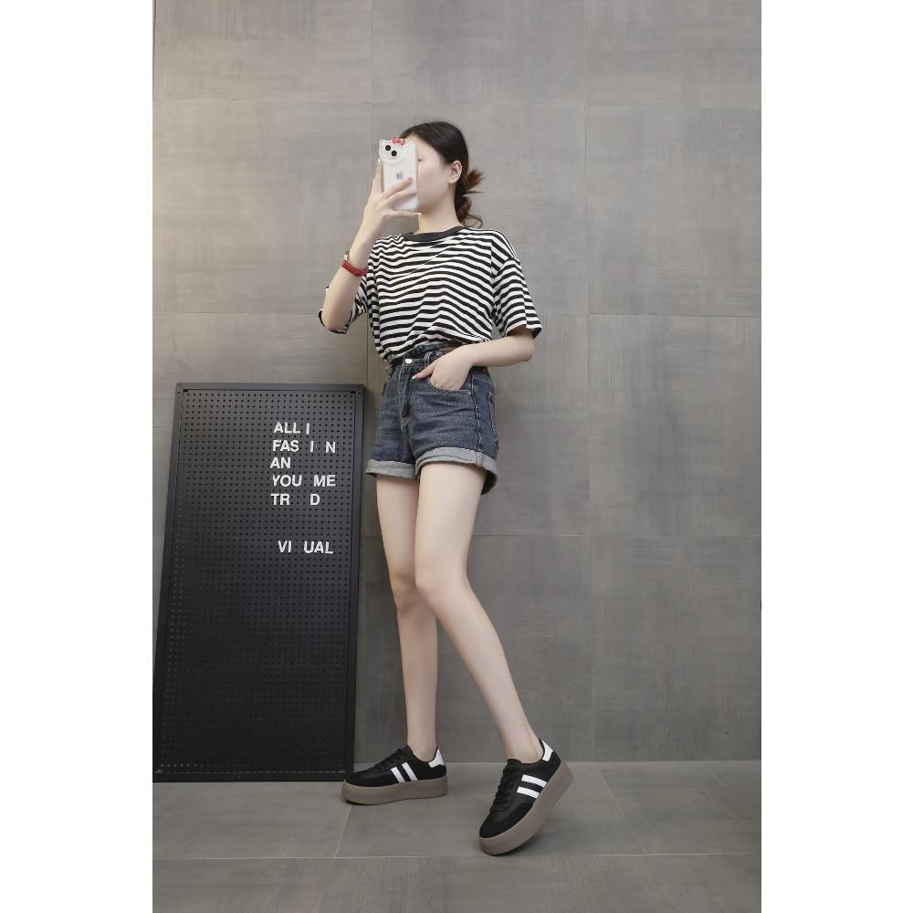 Spring and Summer Casual  Hick Soled Sports Board Shoes for Women