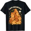 Funny Cool Capybara CapyMountain T Shirts Men Women Pure Cotton Humor Streetwear Tee Shirt Short Sleeve Unisex Loose Clothing