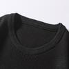 Men Fall Winter Sweater Thick Knitted Colorblock Long Sleeve Patchwork Round Neck Loose Pullover Elastic Loose Warm Sweater