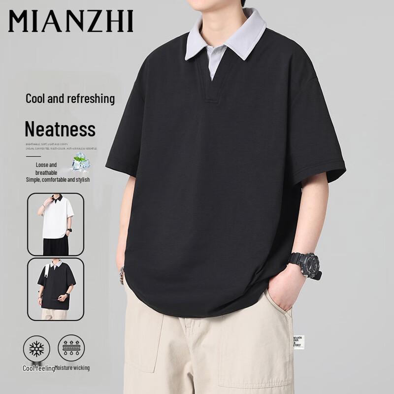 

Men s V-Neck Short Sleeve Polo Shirt M