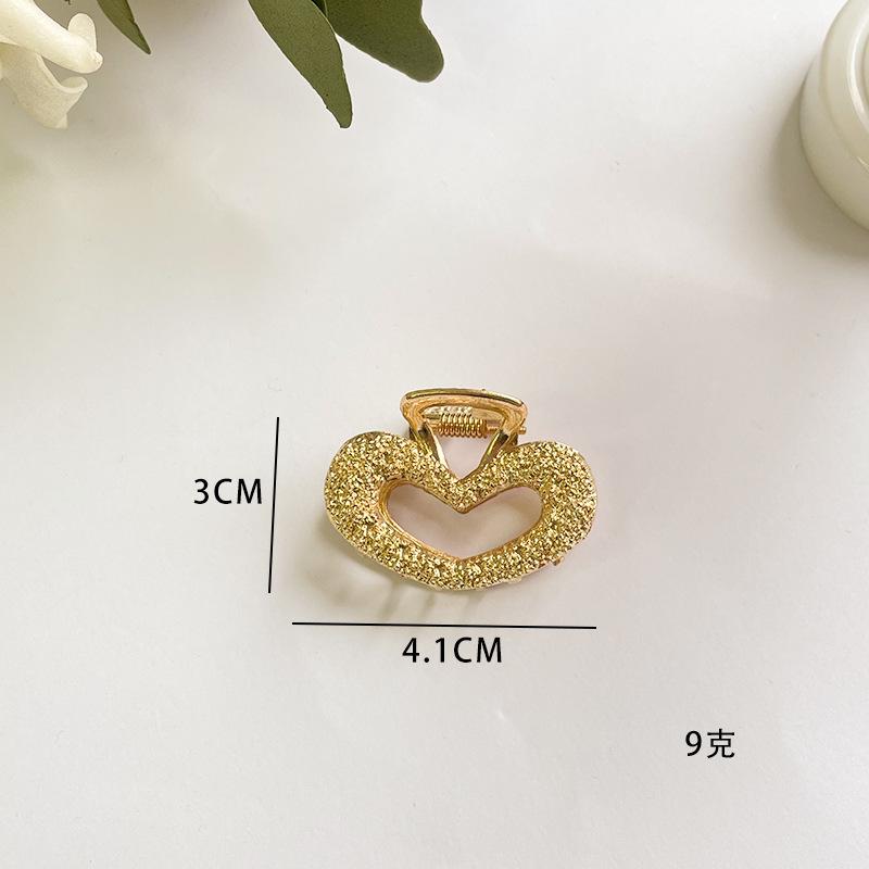 Korean Version Niche Metal Large Hair Claw for Women, New Shark Clip, Simple Shower Hairpin, Personalized Style