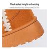 Arctic Winter Boots for Women - Thermal Knee-High Snow Boots with Anti-Slip Thick Sole & Slavic Knit Pattern