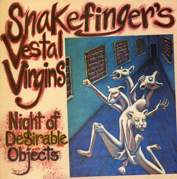 

Виниловая пластинка SNAKEFINGERS VESTAL VIRGINS Night Of Desirable Objects RR8703 Ralph Records 1987 США Танцевальная Электроника Б/у