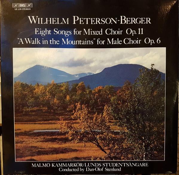 

LP Record WILHELM PETERSONBERGER MALM KAMM Eight Songs For Mixed Choir Op. 11 LP139 BIS 1979 Sweden Classical Used