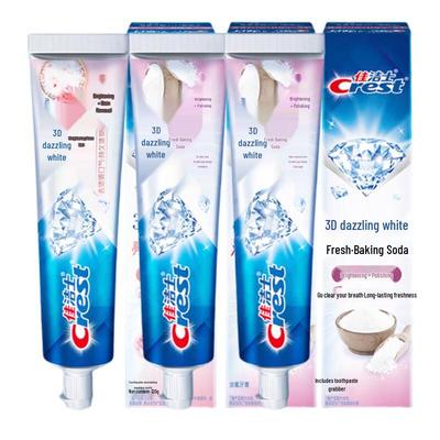 Crest 3D White & Rose Salt Zahnpasta Bundle