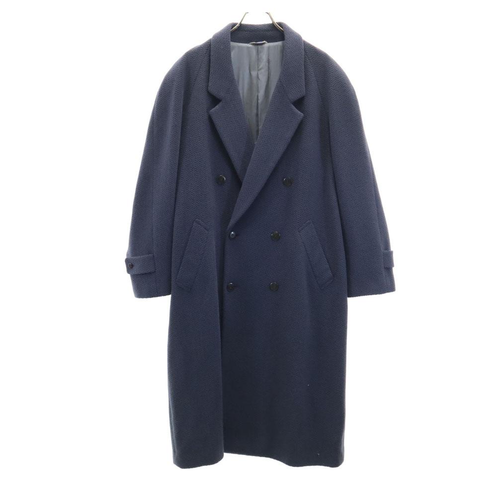Givenchy 90s Old Herringbone Pattern Wool coat L gray Men's Used