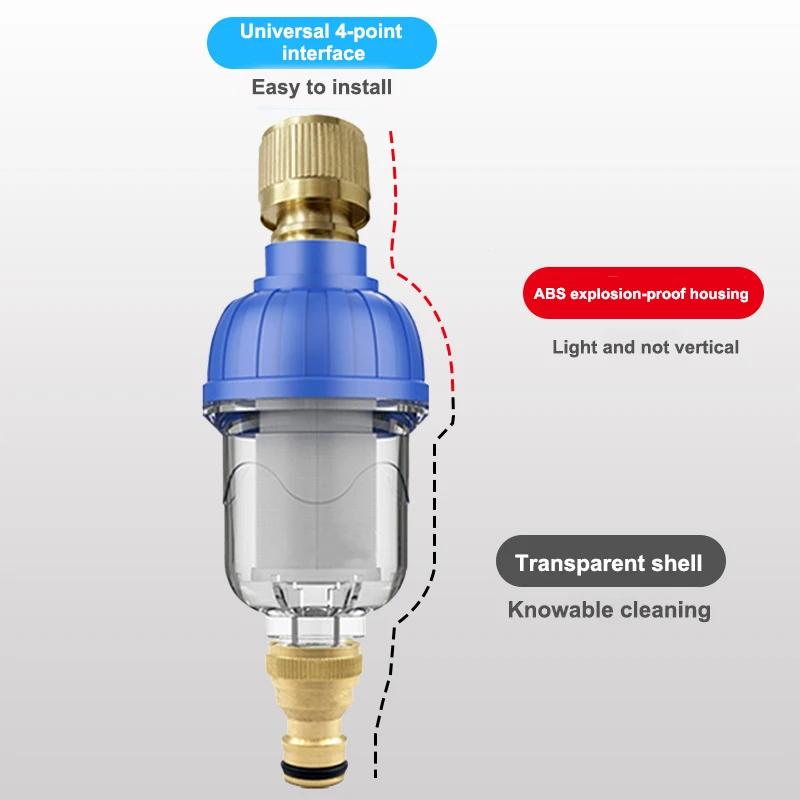 1Set Filter Water Tank Filling Pre-Filter Outdoor RV Faucet Impurity Gravity Fill External Water Purifier Caravan RV Amagi