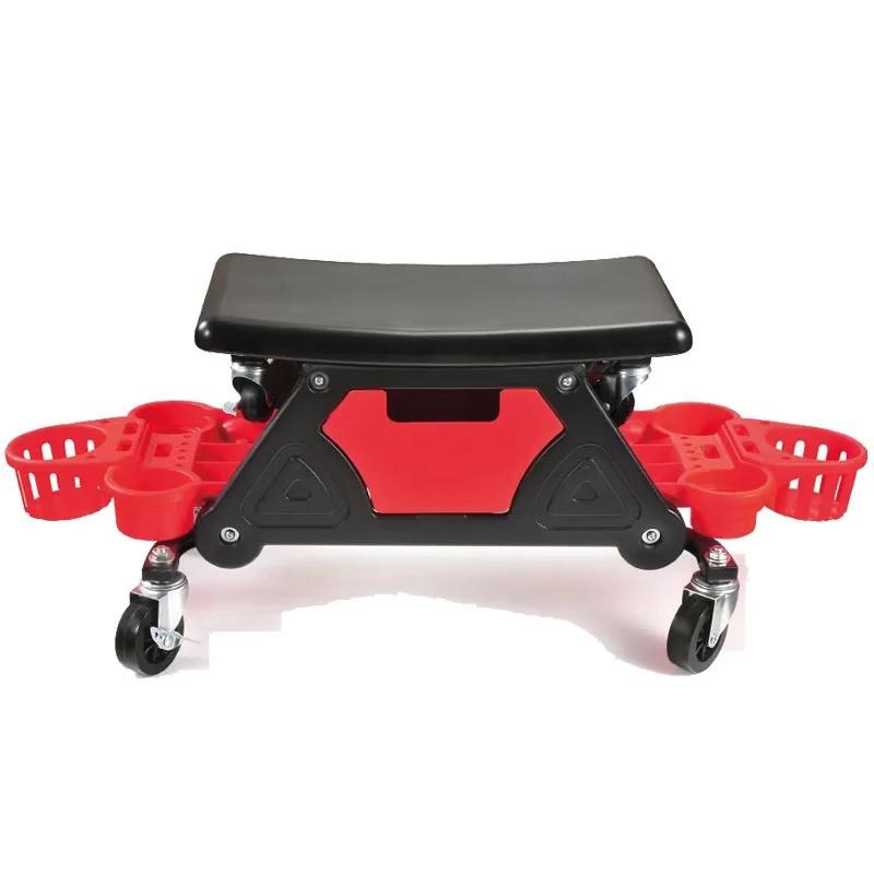 Car Multi-Function Chair Mechanic For Wax Polishing Projects Car Creeper Stool Chair Mobile Creeper Seat Car Wash Supplies Amagi