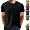 Men'S Short Sleeved Men'S T-Shirt Fashion Casual Color Matching T-Shirt