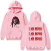 Rapper Playboi Carti Head Graphic Hoodie 2026 Opium I AM MUSIC Logo Sweatshirt Men's Women Hip Hop Oversized Hoodies Streetwear