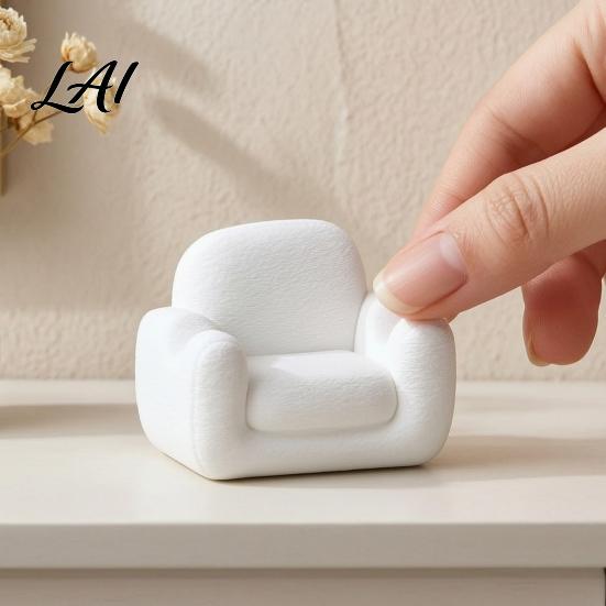 Lightweight Phone Display Holder Mini Sofa Stand Cute Couch Shaped Holder Eco Friendly PLA Dock Decorative Desktop Smartphone Stand for Office Home