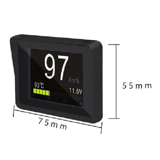 On-Board Computer Car Digital Computer Trip Display Speed Fuel Consumption Gauge For Car A203 OBD2 Suitable For Most Cars