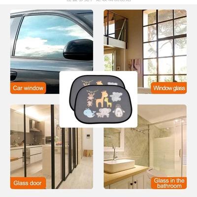 1/2 Piezas Parasol Universal para Ventana Lateral de Coche Aislamiento Ventana Parabrisas Ventana de Techo Para Niños Adultos Adsorción Cubierta Parasol