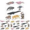 Set di Modelli di Animali Sudamericani Coccodrillo Delfino Decorazione in Plastica Per Appassionati di Natura