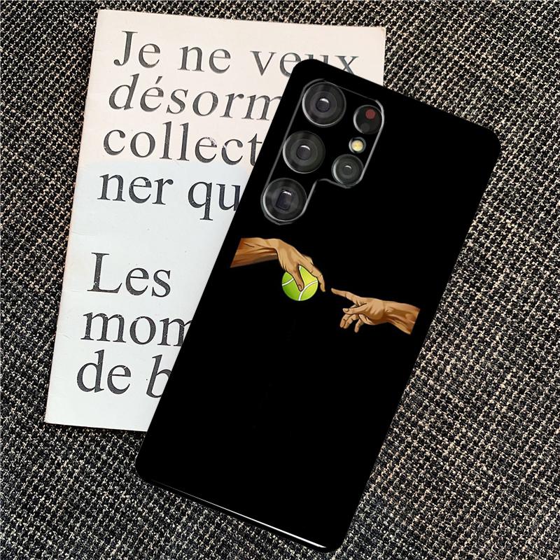 

Tennis Ball Rackets Case For Samsung Galaxy S25 Ultra S20 S21 S22 S23 S24 Ultra S9 S10 Plus S24 FE Back Cover Galaxy S22