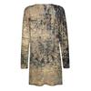 Women's Print Long Sleeve Front Cardigan Printed Top Lightweight Jacket With Pocket