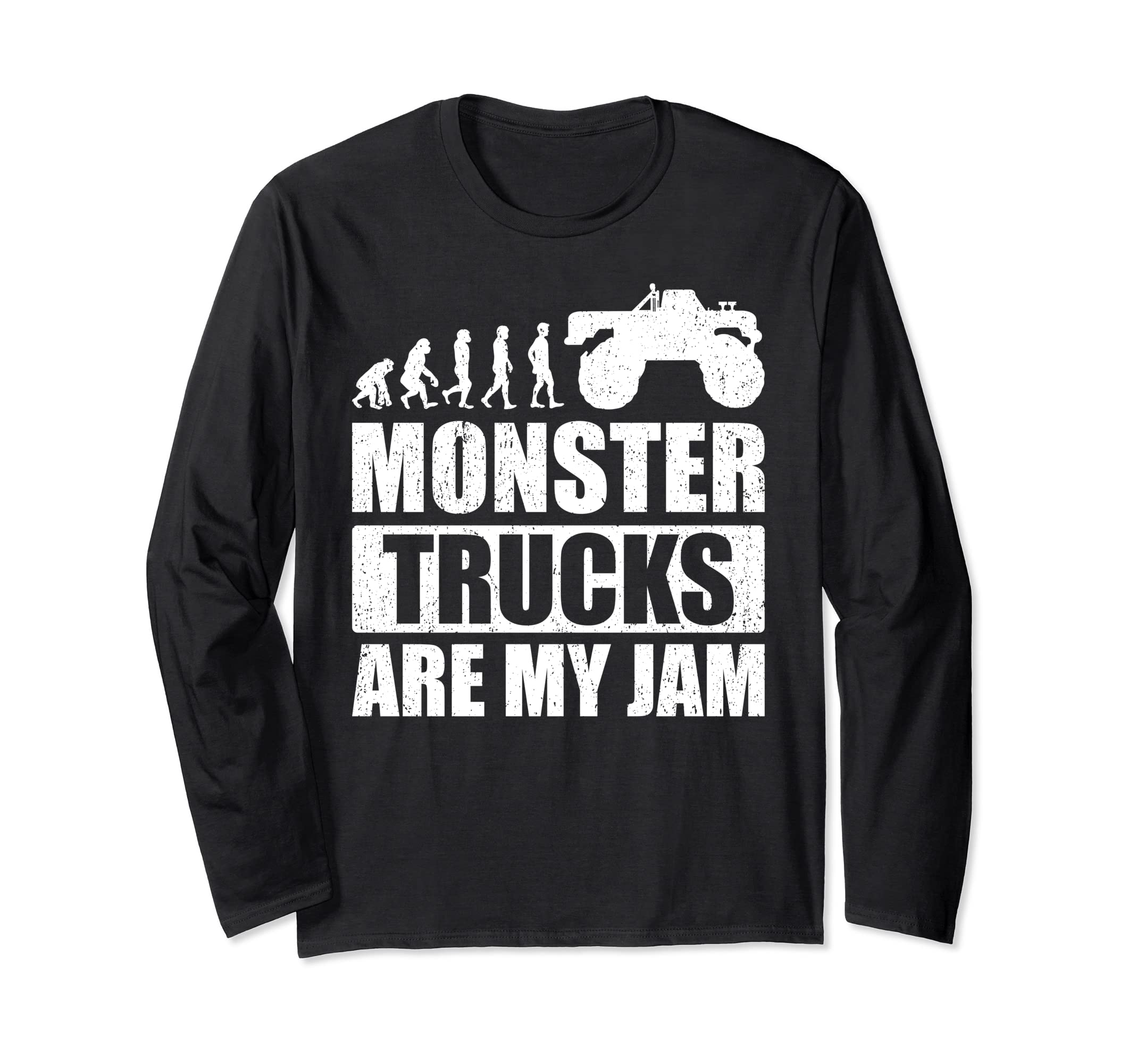 

Монстр-траки - это моя тема Винтажная футболка с длинным рукавом для энтузиаста монстр-траков