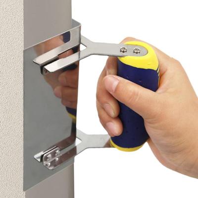 Drywall Mud Tools Stainless Steel Drywall Corner Tool Plaster Tools Ergonomic Grip Drywall Hand Tools Inside Corner Tool For