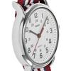 Timex Weekender Central Park Watch, White x RedBlueWhite, T2N746 [Official Import]