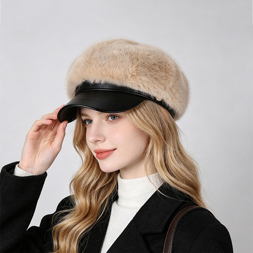 Women's Casual Versatile Beret Hat Vintage for Everyday Wear and Outings