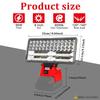 Cordless Floodlight Portable LED Work Light with Dual USB Ports for Makita/Milwaukee/DL 18V/20V Batteries for Outdoor Camping